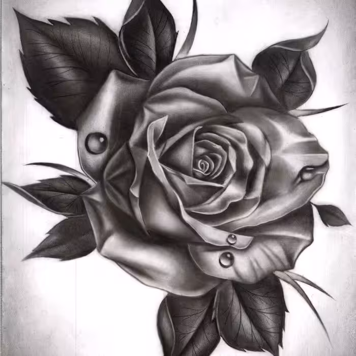 طراحی چهره سایز 70 در 100 تکنیک سیاه قلم