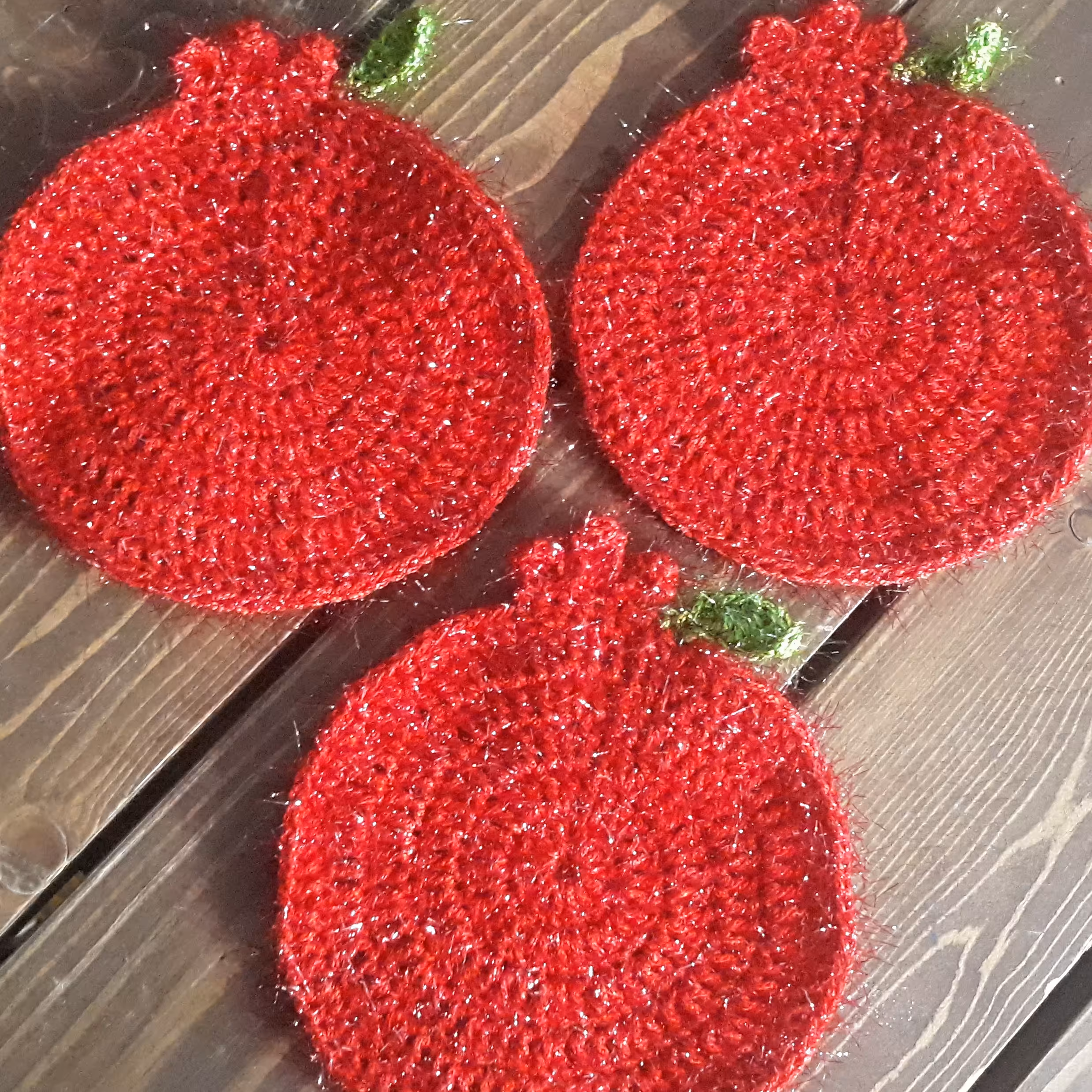 اسکاچ سوزنی تک لایه دستبافت طرح انار در پک سه عددی با تخفیف ویژه