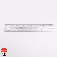 خط کش فلزی 20 سانتی متری ژیائو