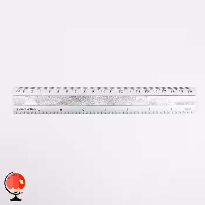 خط کش فلزی 20 سانتی متری ژیائو