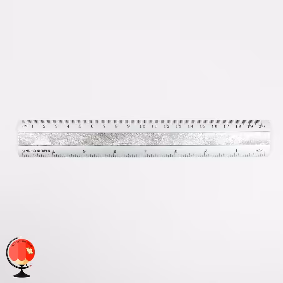 خط کش فلزی 20 سانتی متری ژیائو
