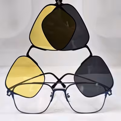 عینک طبی مگنتی دو کاوره کد 88501