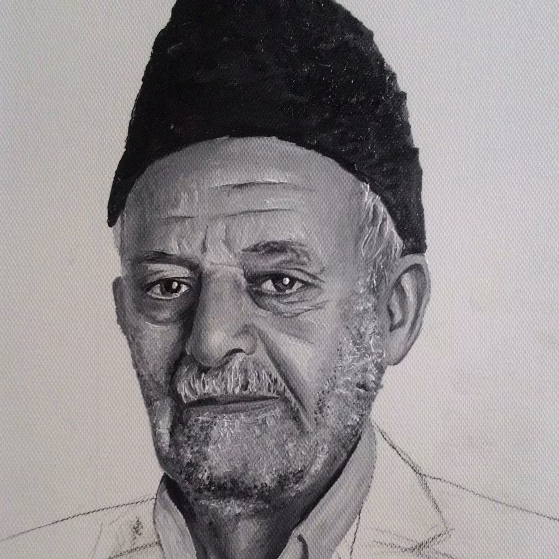 نقاشی سیاه قلم   سایز 50در 70عکستون رو بفرستید واسم و یه نقاشی با کیفیت عالی و شباهت صد در صد تحویل بگیرید