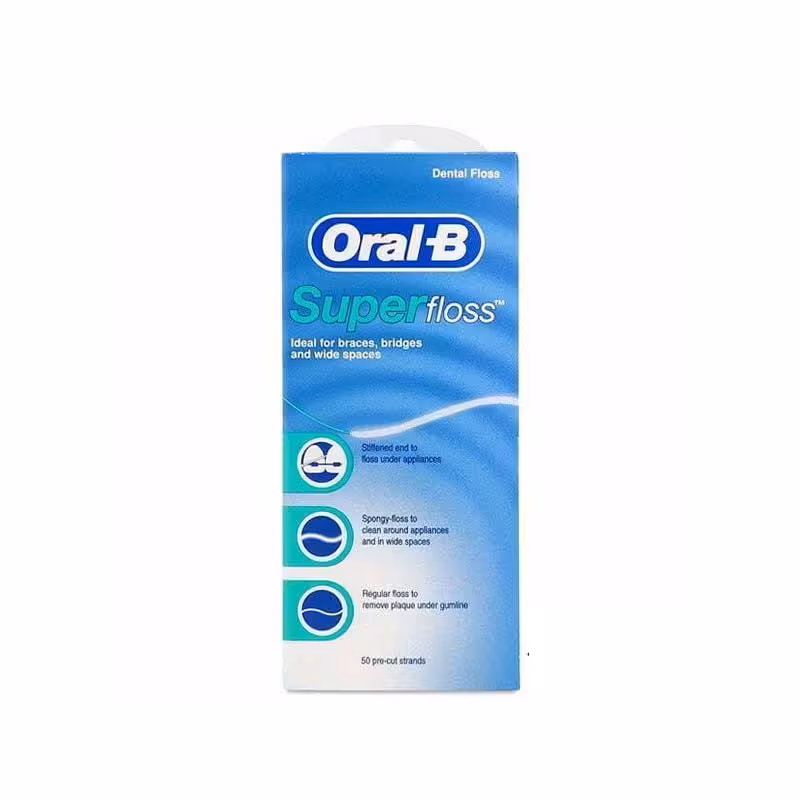 نخ دندان مدل Super Floss اورال بی