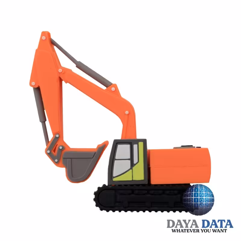 فلش مموری فانتزی دایادیتا بیل مکانیکی مدلPM1001-27 ظرفیت 128GB -USB3  رنگ نارنجی