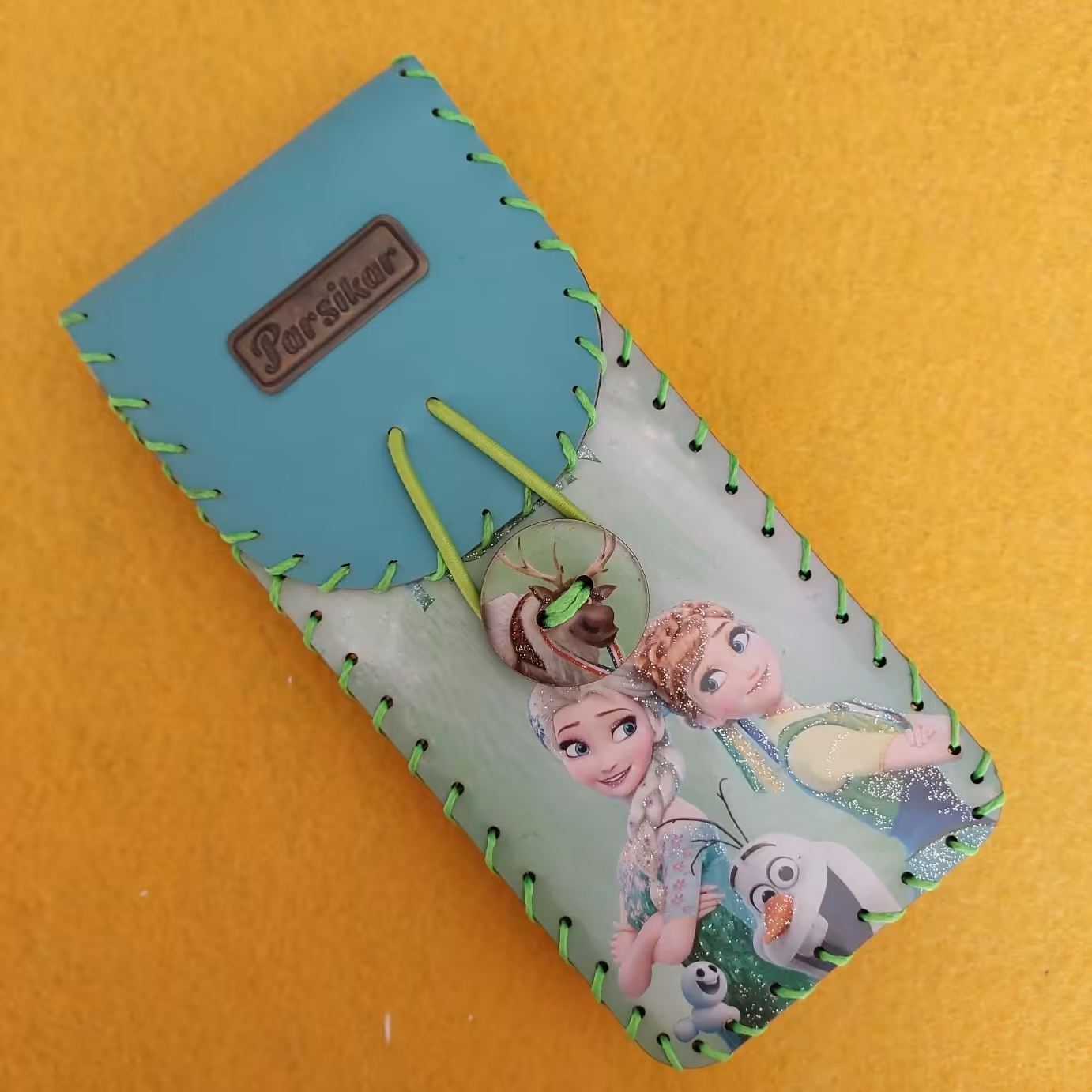 جامدادی پارسیکار مدل دکمه ای طرح فروزن FROZEN