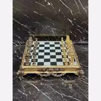 شطرنج رومیزی یا صفحه ای برنزی