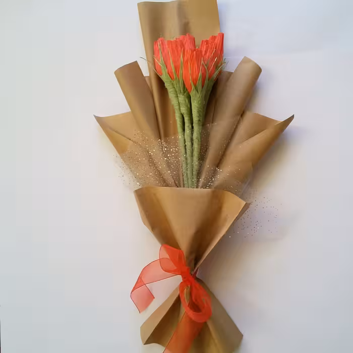 دسته گل شکلاتی (غنچه رز شکلاتی ) کادو ولنتاین هدیه خاص شکلاتی