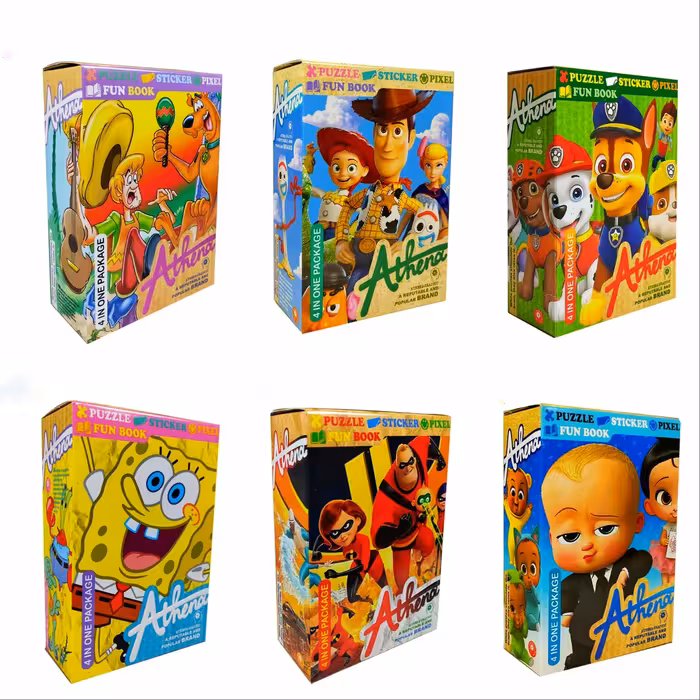 پازل آتنا به همراه پیکسل و استیکر