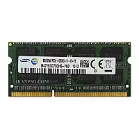رم لپ تاپ 8 گیگ سامسونگ DDR3-PC3L 1600-12800 MHz 1.35V هجده ماه گارانتی-با پک