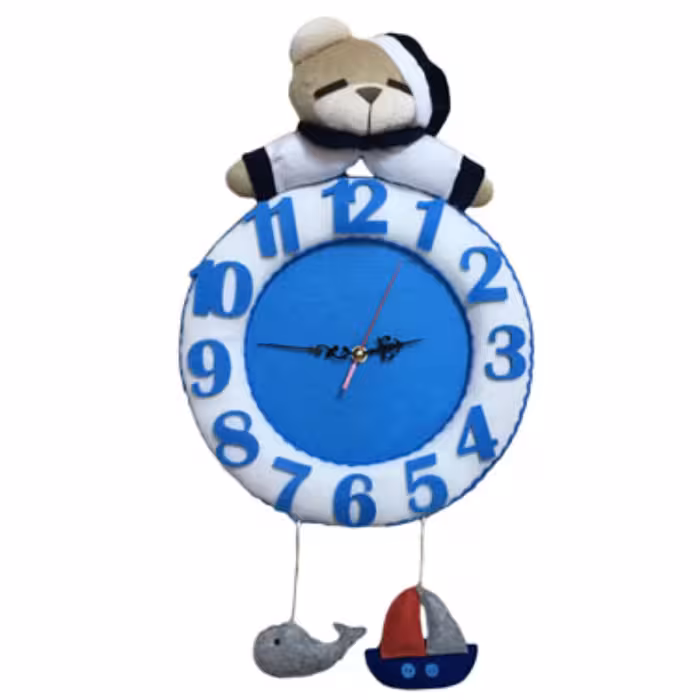 ساعت اتاق کودک طرح نانان فلای بای فلای ملوانی