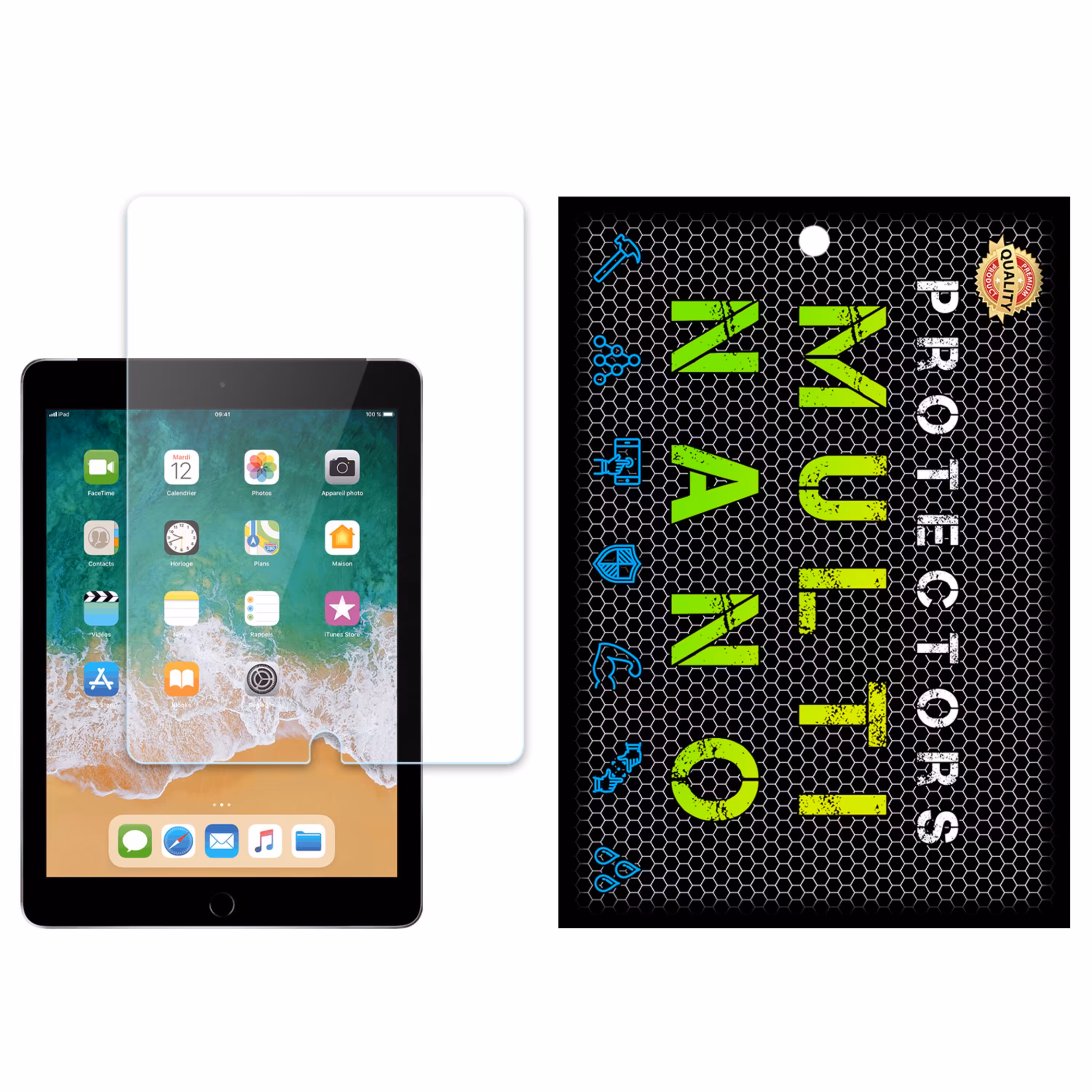محافظ صفحه نمایش MultiNano مدل X-S1N مناسب برای تبلت اپل iPad 5 - 9.7 inch 2017