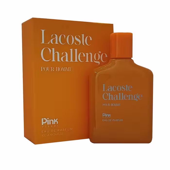 ادو پرفیوم مردانه پینک ویژوآل مدل lacost challenge با رایحه شیرین حجم 100 میلی لیتر