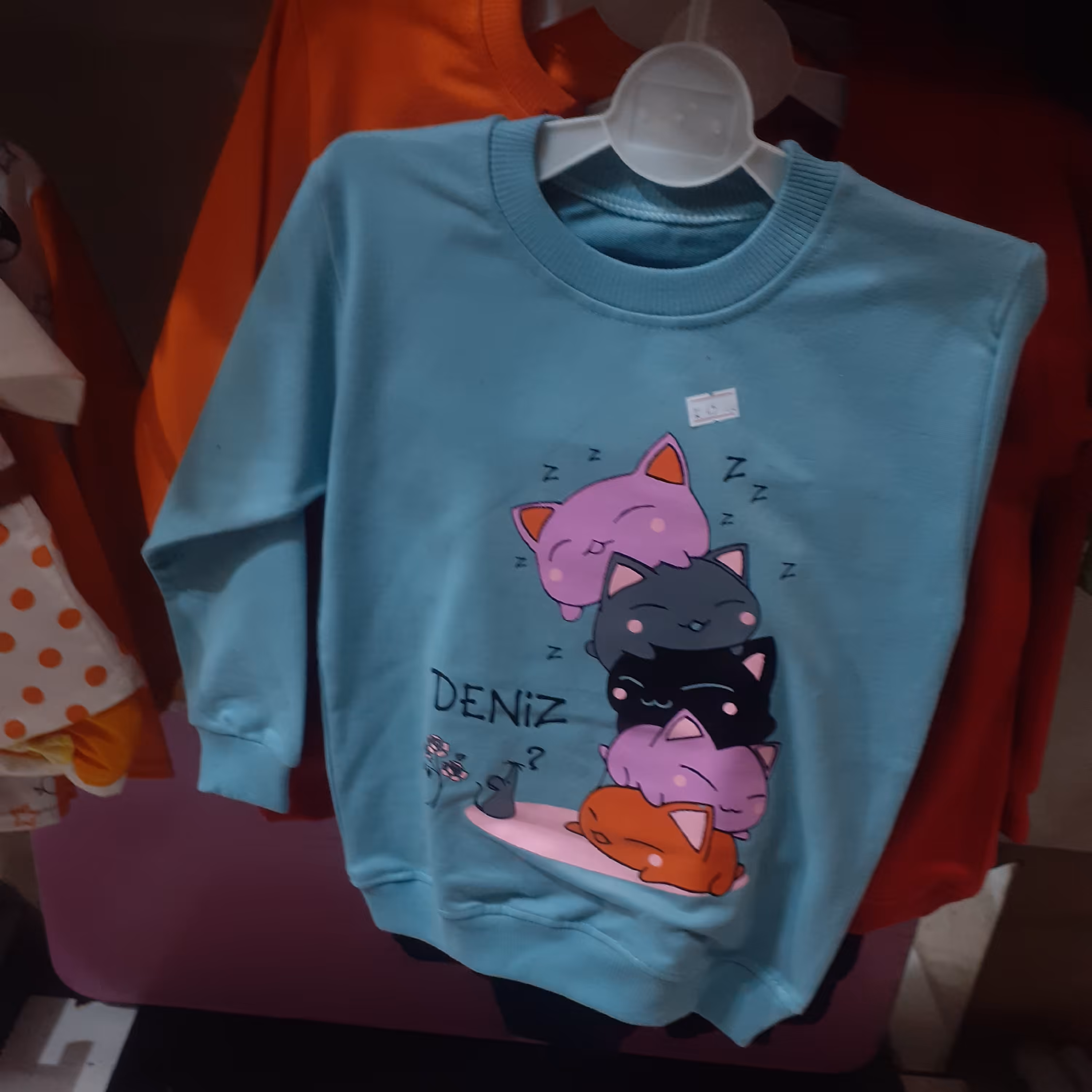 حراج بلوز شلوار دخترانه سایز 45  و 50طرح جغد بلوز شلوار دخترانه پارچه گلکسی