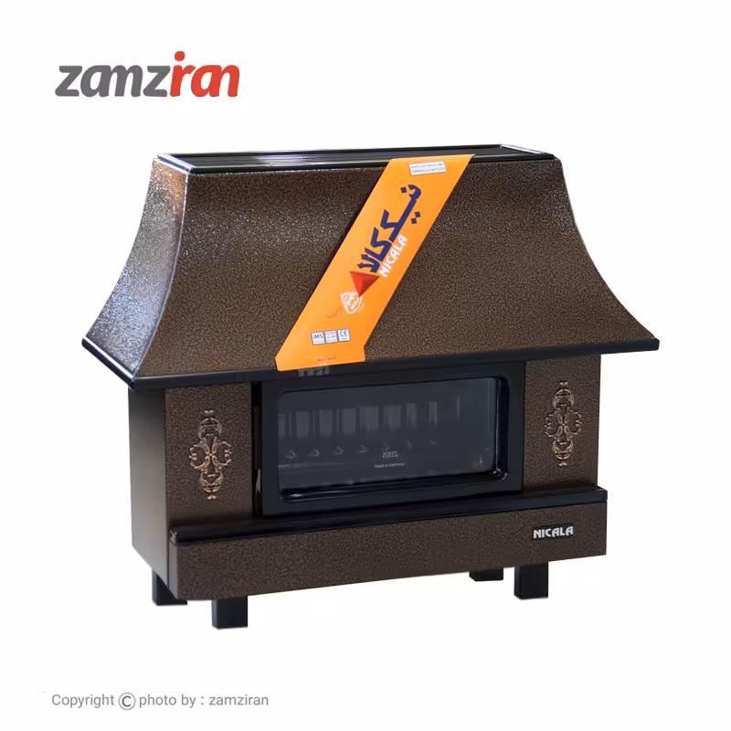 بخاری گازی شومینه ای نیک کالا مدل آذر MC24
