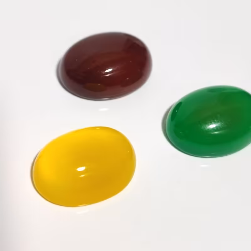  مجموع سه عددی عقیق اصلی ابعاد 16در 12  کد 012 نقره جات لطفی 