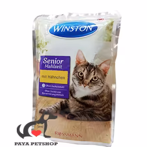 پوچ گربه برند وينستون با طعم مرغ