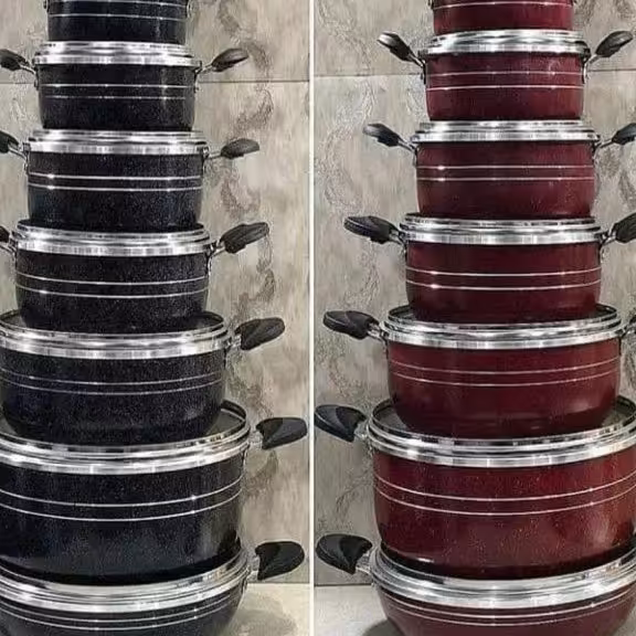 سرویس قابلمه مدل ایتالیایی 14 تیکه کد اف