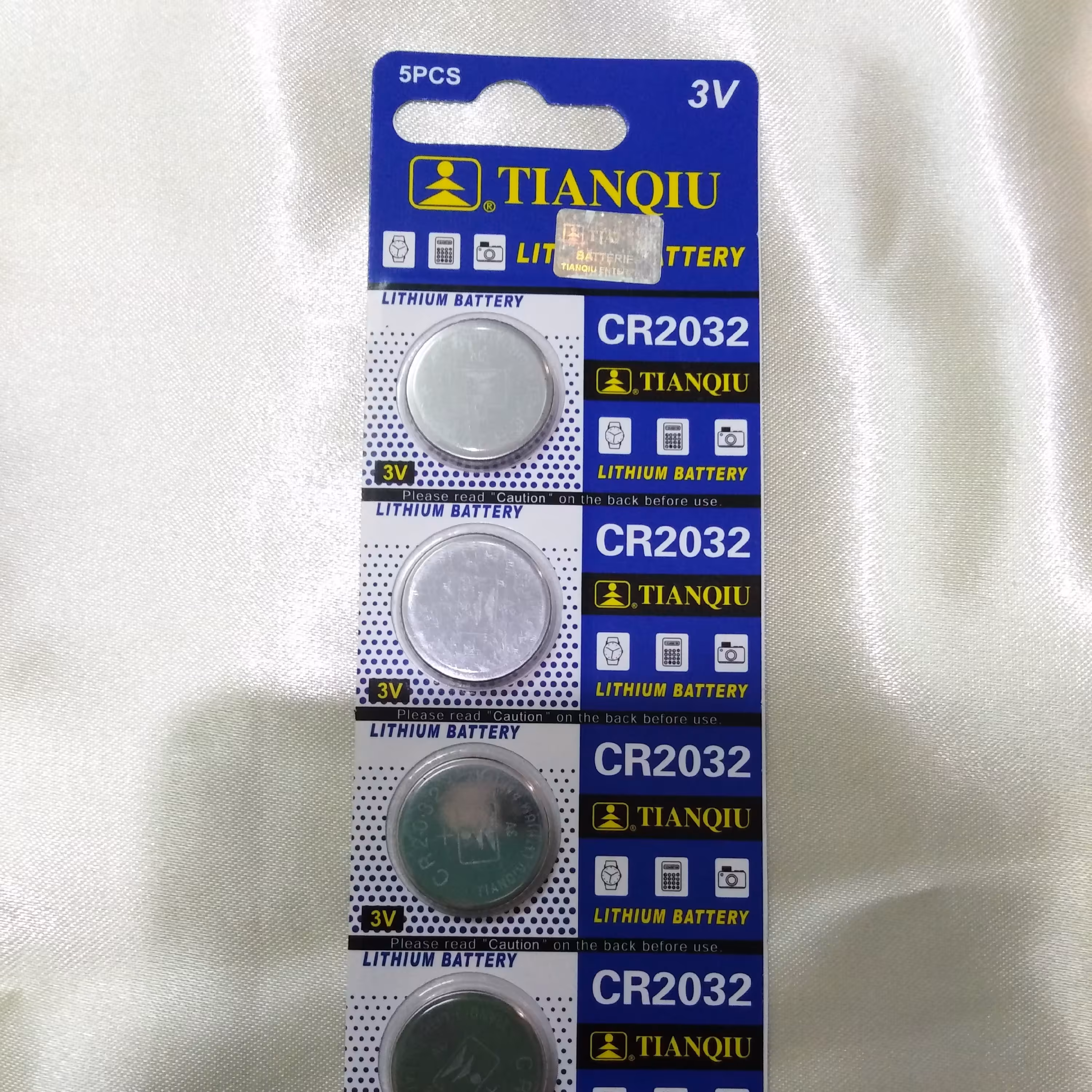 باطری سکه ای هربسته شامل 5عدد باطری  مدل2032