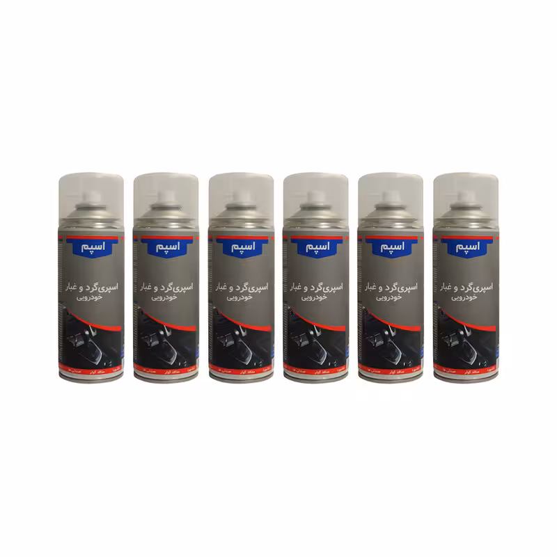اسپری پاک کننده گردوغبار دوپلیکالر مدل dust6 حجم 400 میلی لیتر مجموعه 6 عددی