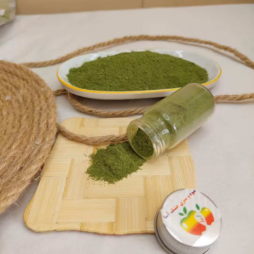 پودر اسفناج  (رنگ سبز) 100 گرمی آسا