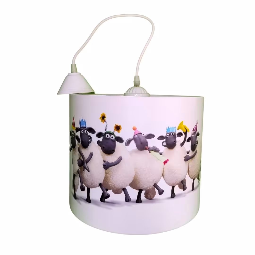 لوستر  اتاق کودک طرح خاره انگیز بره ی ناقلا  کد 055