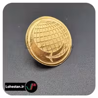 بج سینه براق کد 12 | خرید بج سینه فلزی براق و مات و رنگی