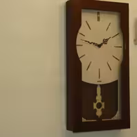 ساعت دیواری تمام چوب