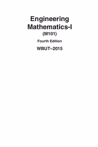 󾕇 دانلود کتاب Engineering Mathematics-I (M101) Wbut, 2015 - دانلود کتاب های دانشگاهی