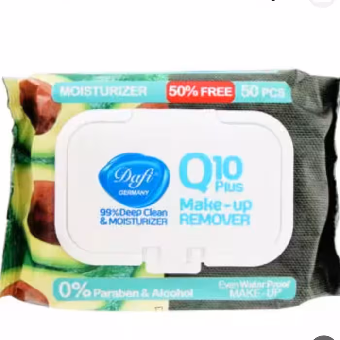 دستمال مرطوب پاک کننده آرایش آووکادو دافی