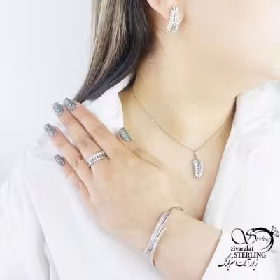 سرویس جواهری سفید برند ژوپینگ کد 17544