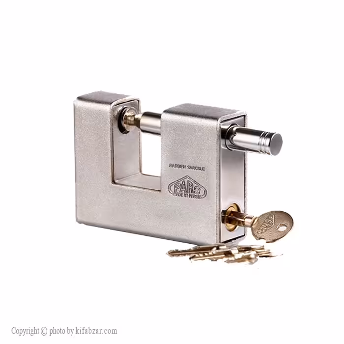 قفل کتابی پارس قفل  مدل 1000SX کلید چهارپر