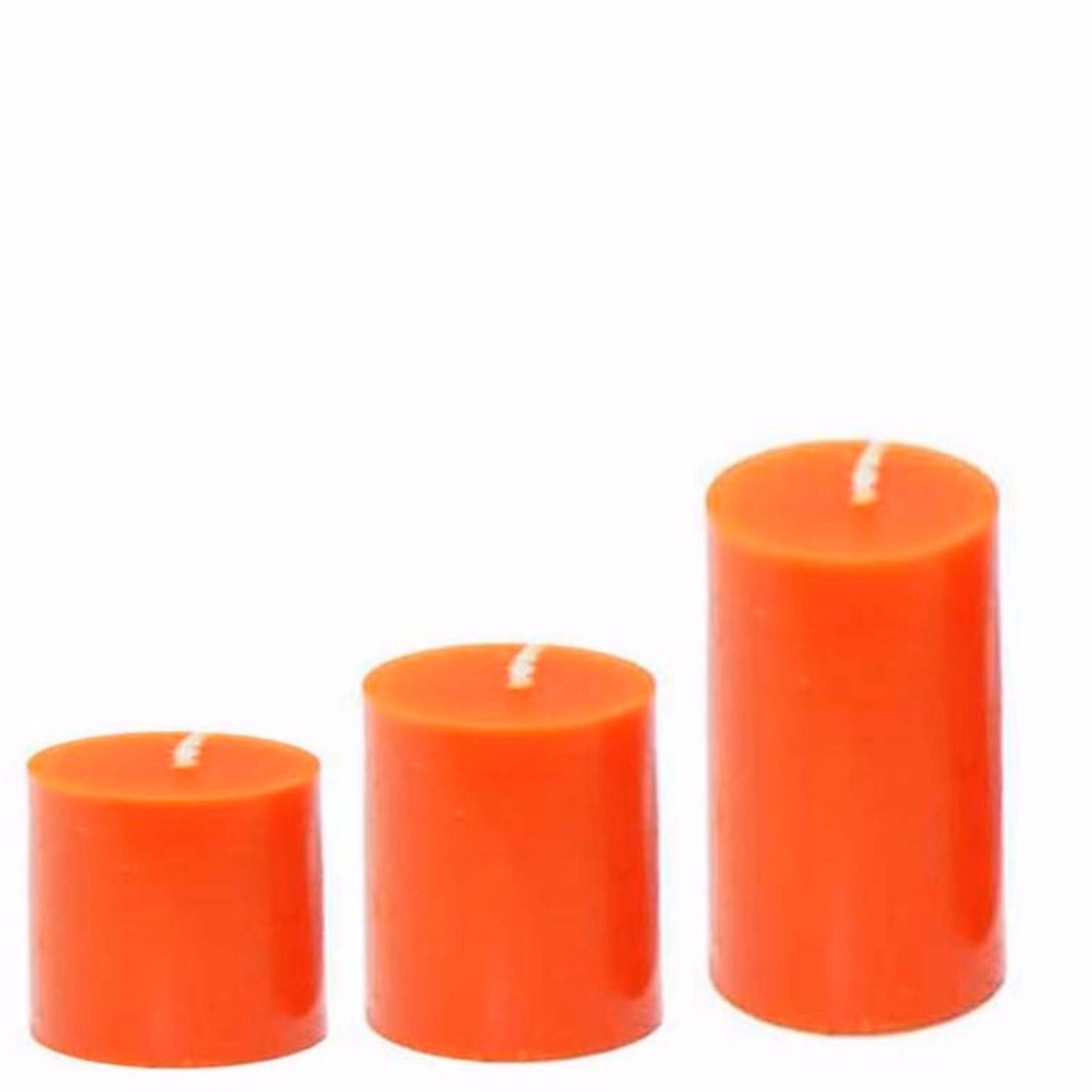 شمع استوانه ای 5711 نارنجی 5