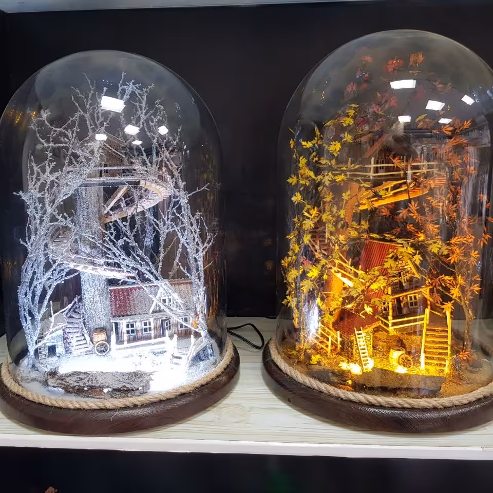 گوی چهار فصل چراغ دار