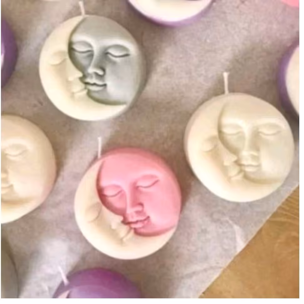 شمع در طرح ها و رنگهای مختلف، طرح خرس، صورت،دست ساز 