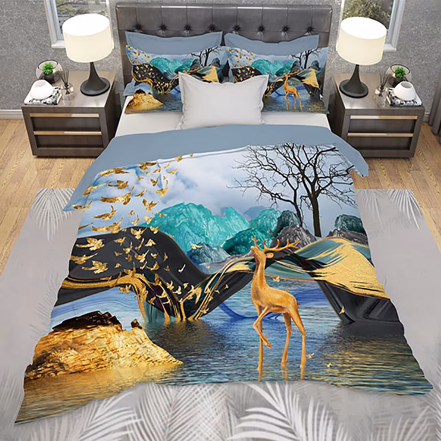 سرویس خواب کد A081 یکنفره 4 تیکه میکرو(چاپ دیجیتال)