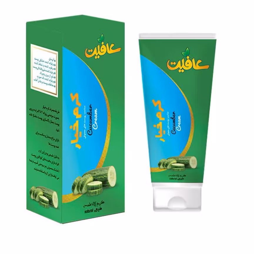 کرم خیار طبیعی