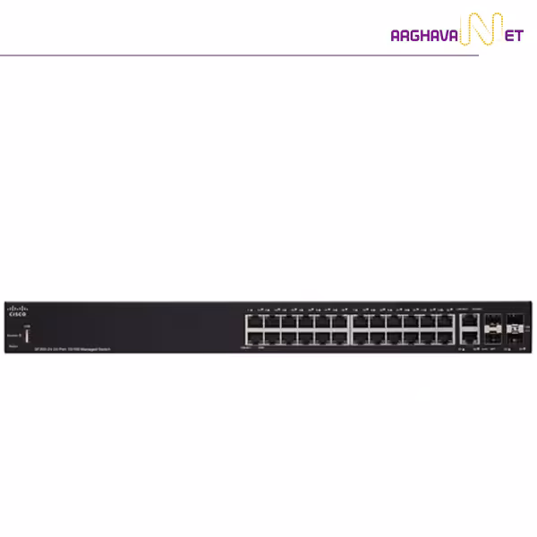 سوئیچ 24 پورت سیسکو مدل SF350-24 | شبکه ارغوان 021-41902