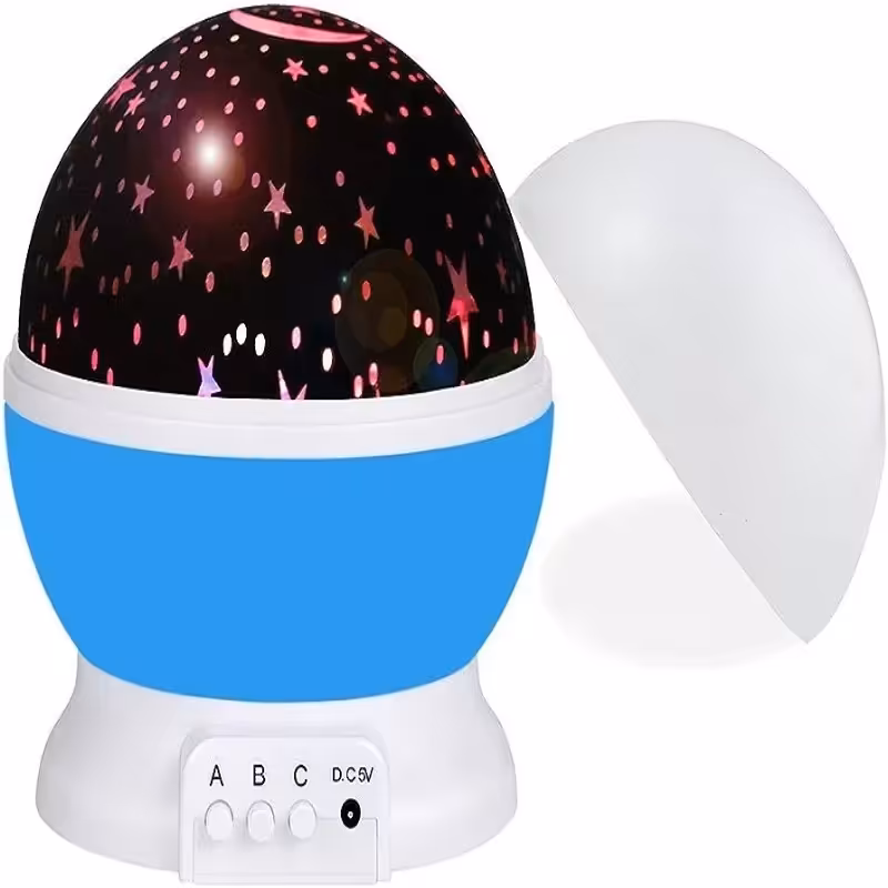 چراغ خواب کودک دارای پروژکتور ماه و ستاره(سفارش آلمان)