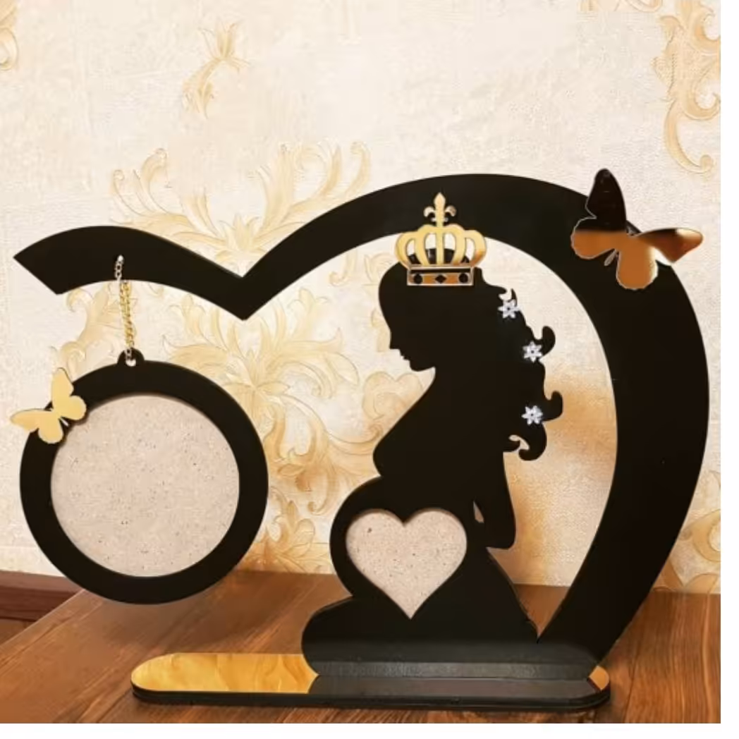 استند رومیزی بارداری(سونوگرافی) با ابعاد دلخواه و قابل طراحی در طرح های مختلف از جنس ام دی اف 