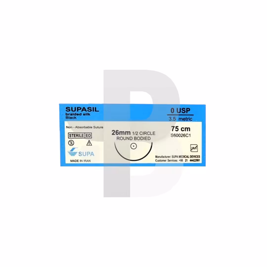 نخ جراحی سیلک راند بادید سوپا