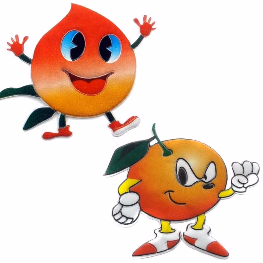 استیکر پارچه و لباس مدل ST62 بسته 2 عددی