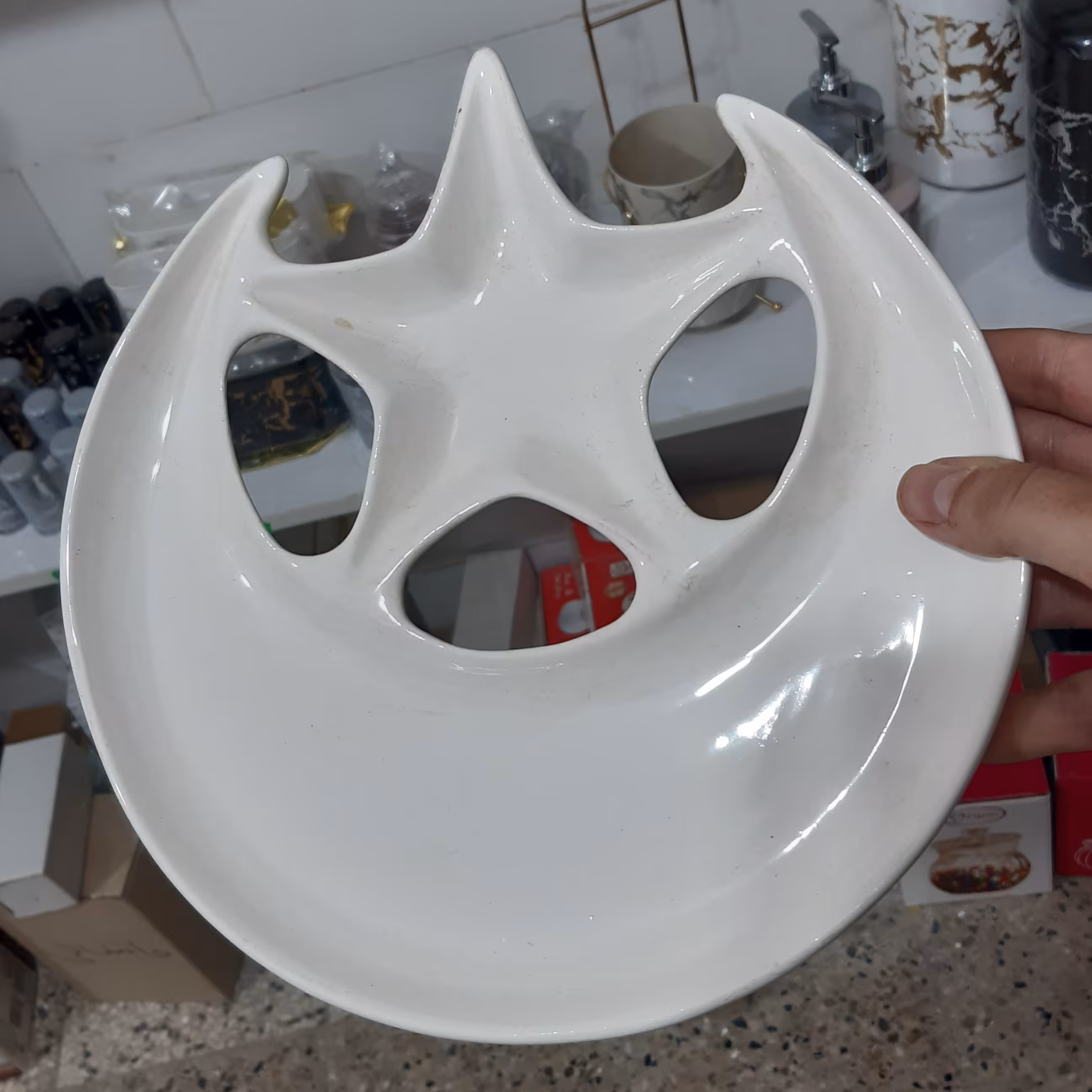 آردوخوری سرامیکی ستاره و ماه