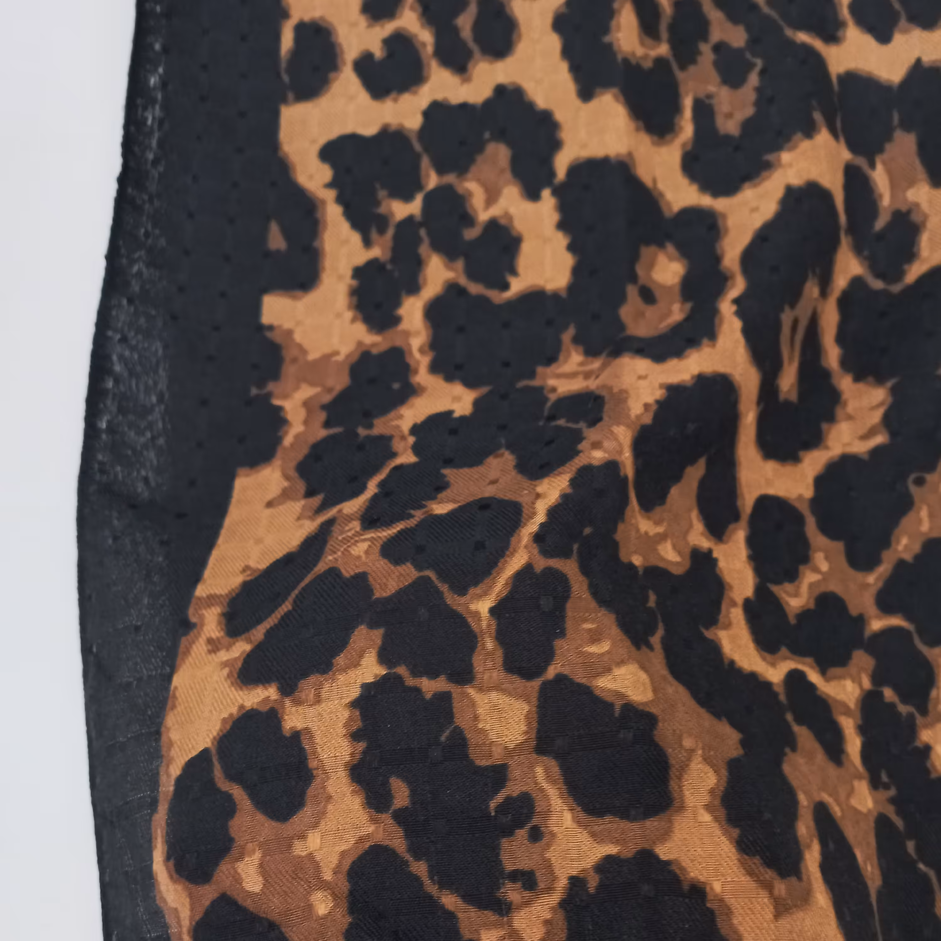 شال چاپ خیس پلنگی نخی