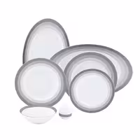 سرویس چینی 6 نفره سیلور لاینر