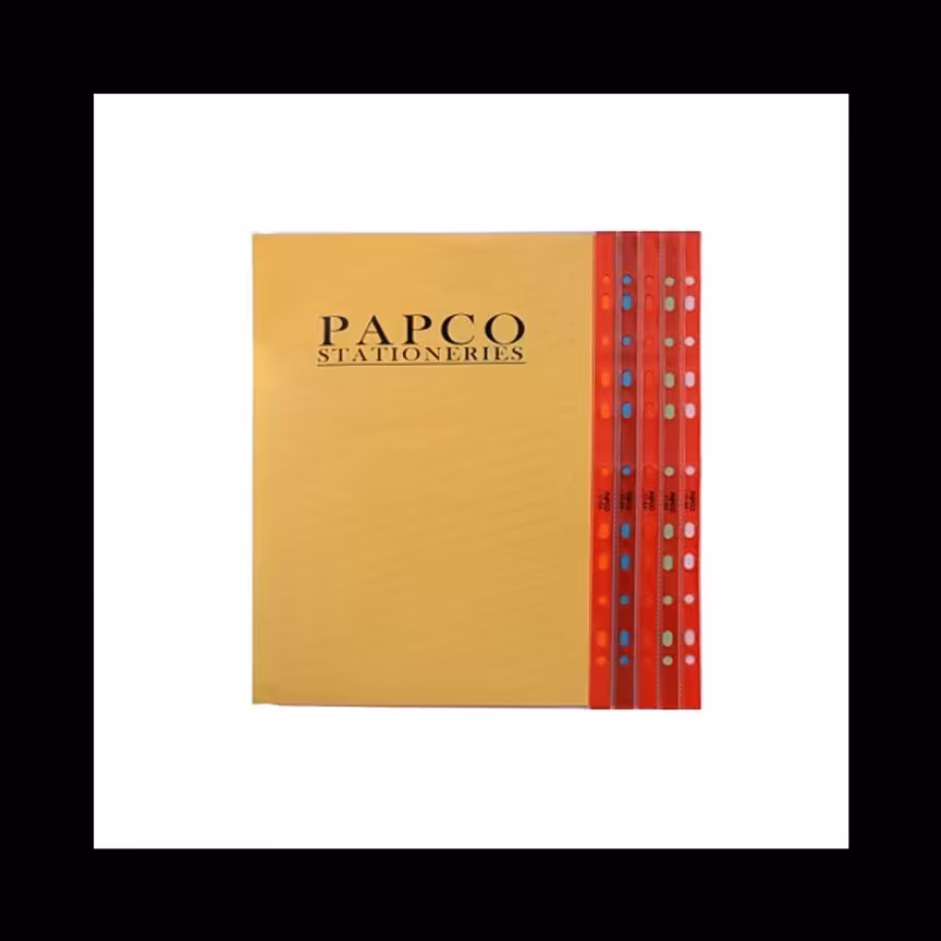 کاورشفاف آ4 بسته 100 برگی  پاپکو A4_11