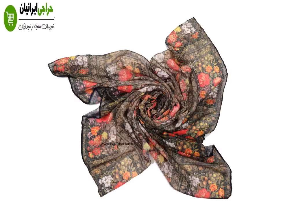 روسری نخی دست دوز کد 106