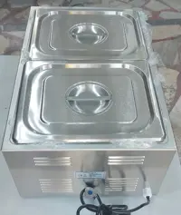 هات بنماری 2 لگنه برقی رومیزی وارداتی اسمارت لگن استیل