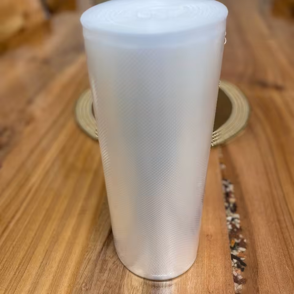 رول 10 متری پلاستیک وکیوم عرض 25