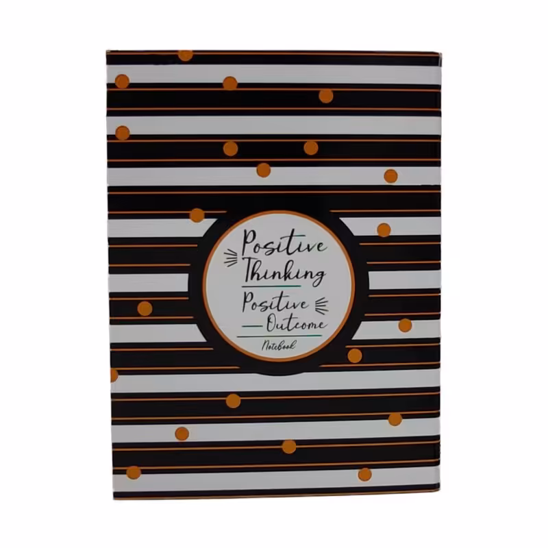 دفتر کلاسوری 160 برگ پاپکو طرح Positive کد PN-618708